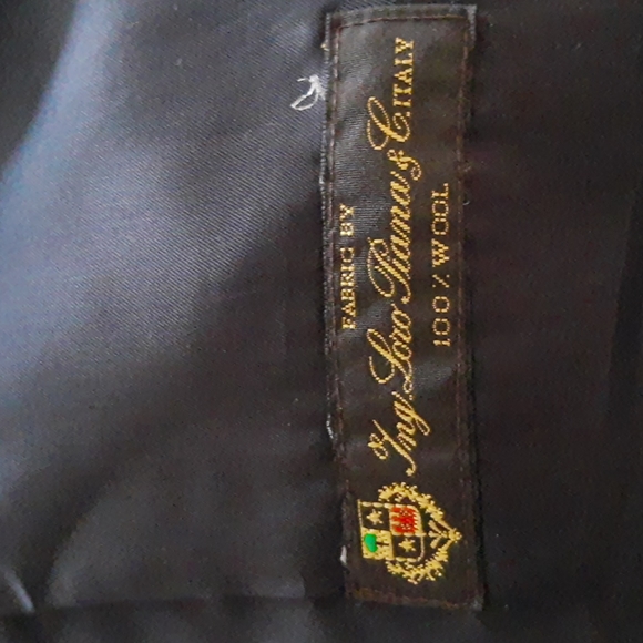 Brooks Brothers Navy Blue Tropical Worsted Wool Blazer, Size 14 Petite - Picture 4 of 4